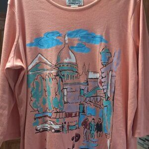 all american comfort womens top size l